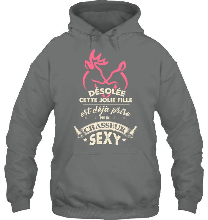 Désolé Cette Jolie Fille Déjà Prise Chasseur Sexy Coton Ouaté