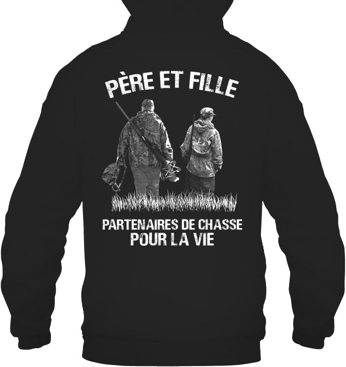 Père Et Fille Partenaires De Chasse Pour La Vie Coton Ouaté