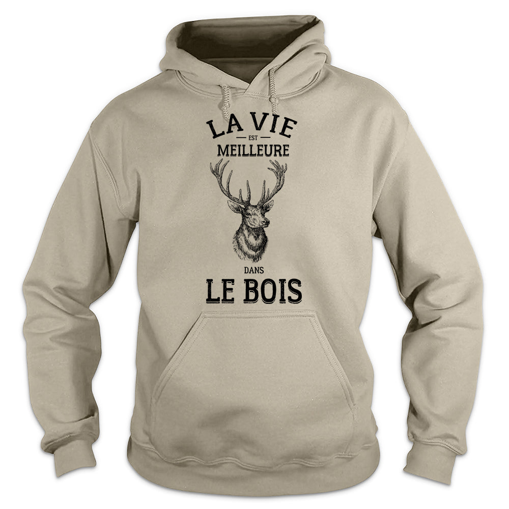 La Vie Est Meilleure Dans Le Bois Coton Ouaté