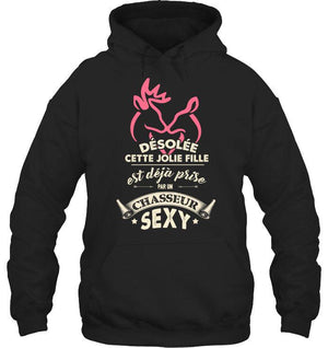 Désolé Cette Jolie Fille Déjà Prise Chasseur Sexy Coton Ouaté