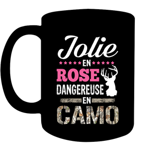 Jolie En Rose Dangereuse En Camo Tasse