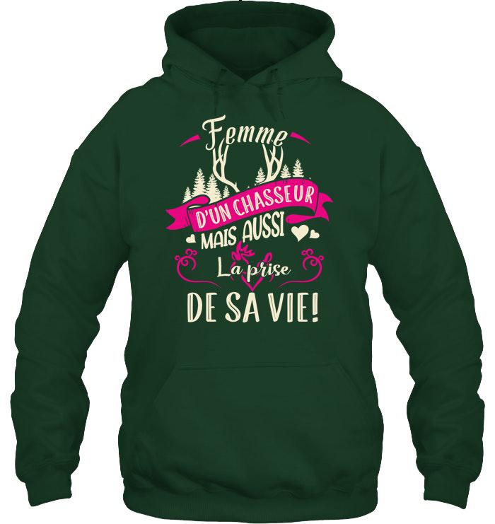 Femme D'un Chasseur La Prise De Sa Vie Coton Ouaté