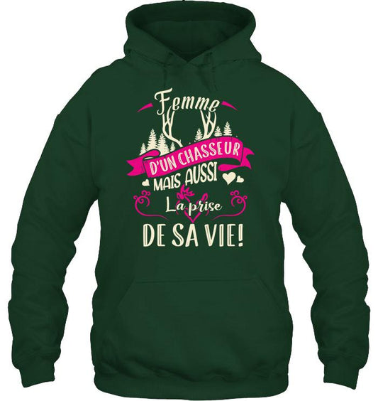 Femme D'un Chasseur La Prise De Sa Vie Coton Ouaté