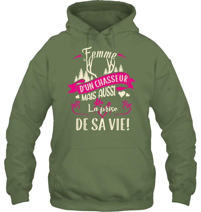 Femme D'un Chasseur La Prise De Sa Vie Coton Ouaté