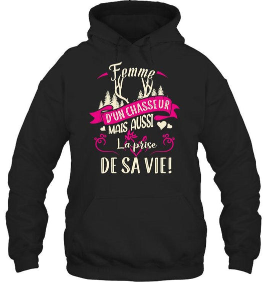 Femme D'un Chasseur La Prise De Sa Vie Coton Ouaté