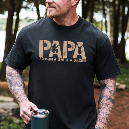 Papa Le Chasseur Le Mythe La Legende T-Shirt
