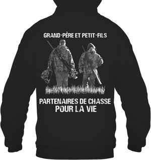 Grand-Père Et Petit-Fils Partenaires De Chasse Coton Ouaté