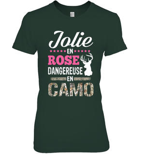 Jolie En Rose Dangereuse En Camo