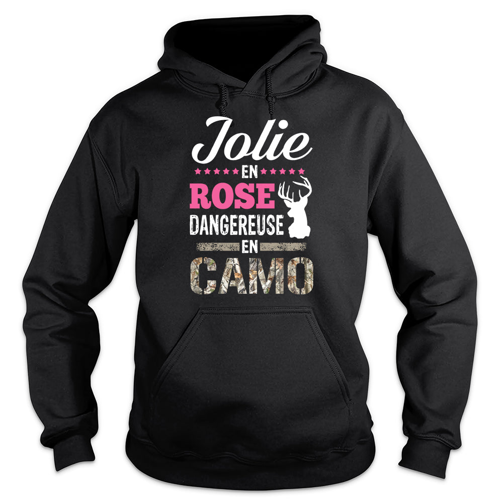 Jolie En Rose Dangereuse En Camo