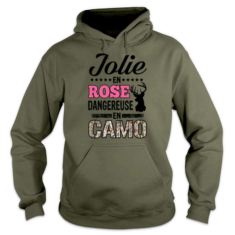 Jolie En Rose Dangereuse En Camo
