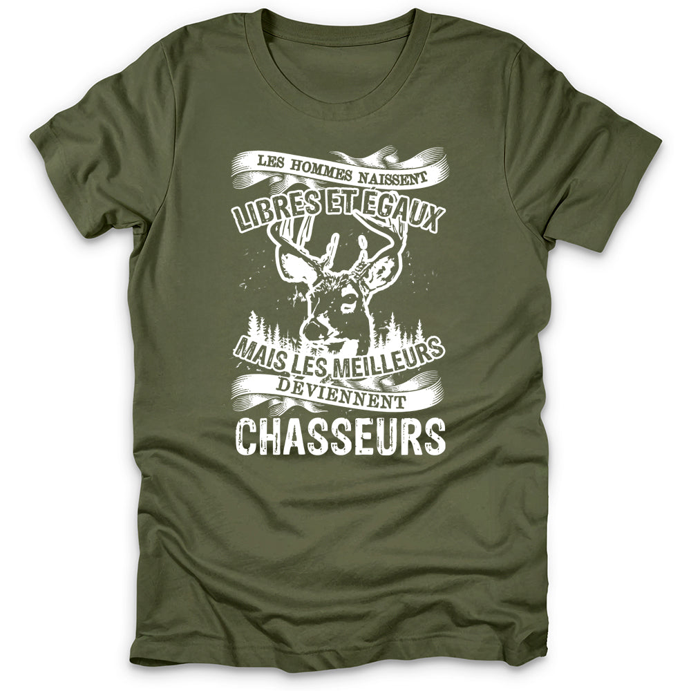 Meilleurs Deviennent Chasseurs T-Shirt