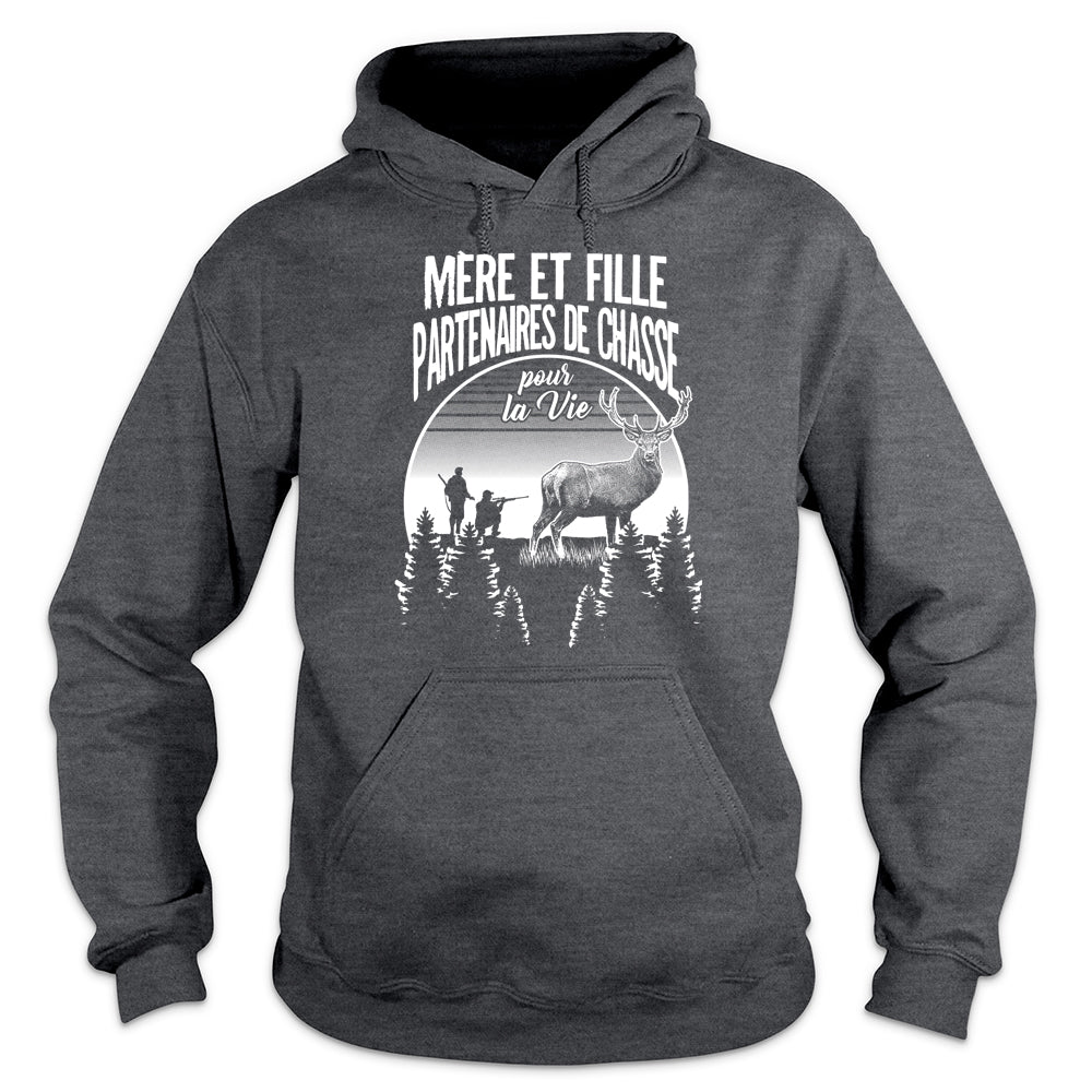 Mère Et Fille Partenaires De Chasse Coton Ouaté