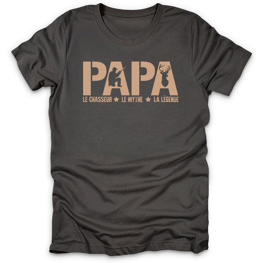 Papa Le Chasseur Le Mythe La Legende T-Shirt