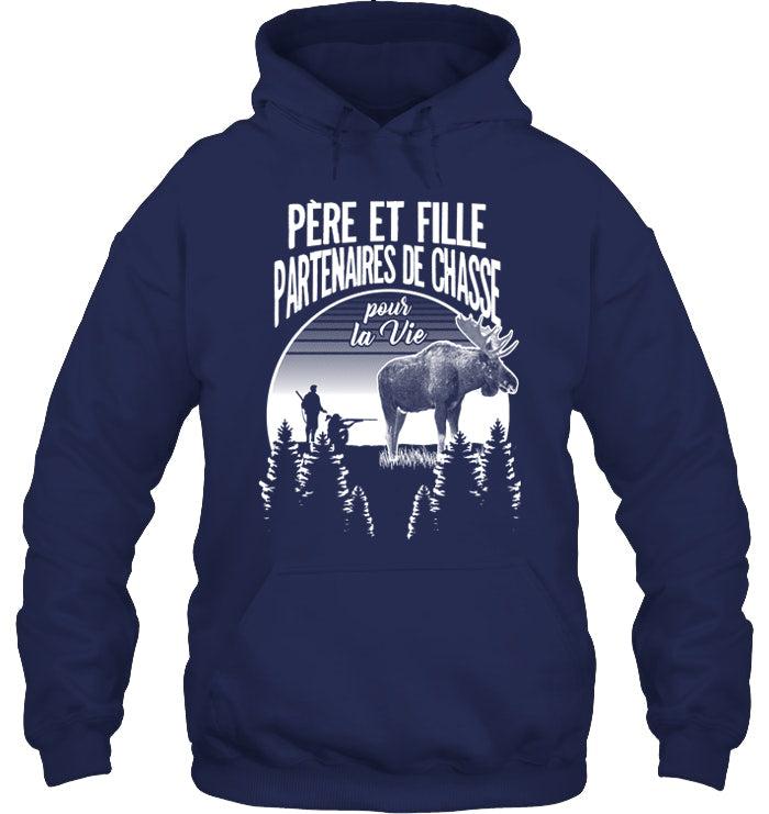 Père Et Fille Partenaires De Chasse Orignal Coton Ouaté