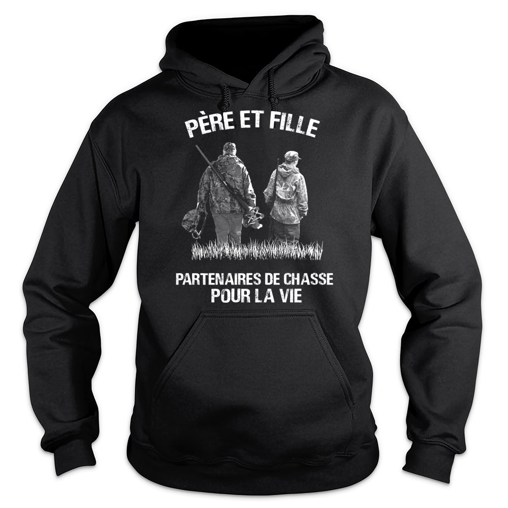 Père Et Fille Partenaires De Chasse Pour La Vie