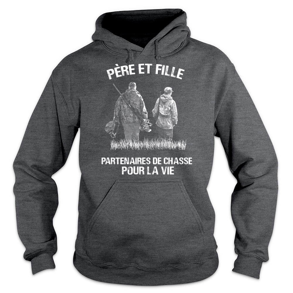 Père Et Fille Partenaires De Chasse Pour La Vie