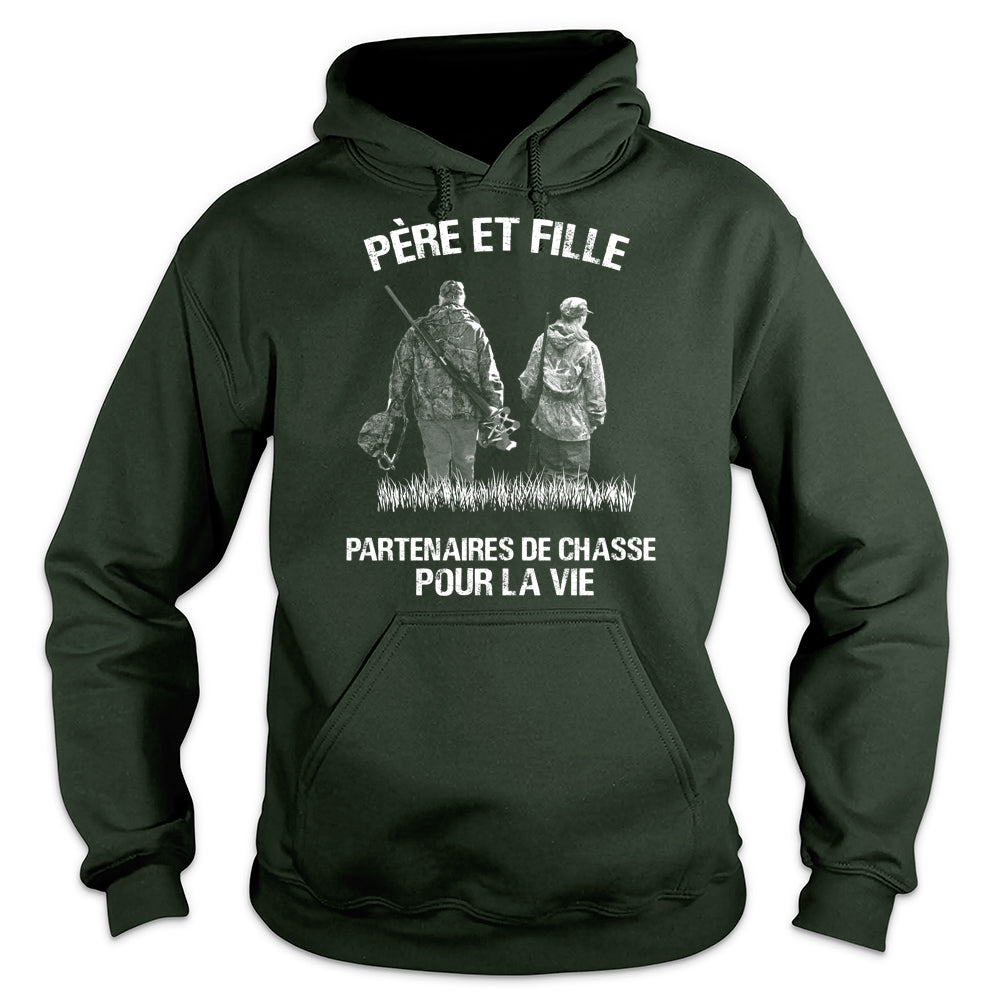 Père Et Fille Partenaires De Chasse Pour La Vie