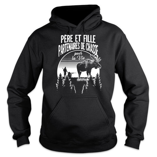 Père Et Fille Partenaires De Chasse Orignal Coton Ouaté