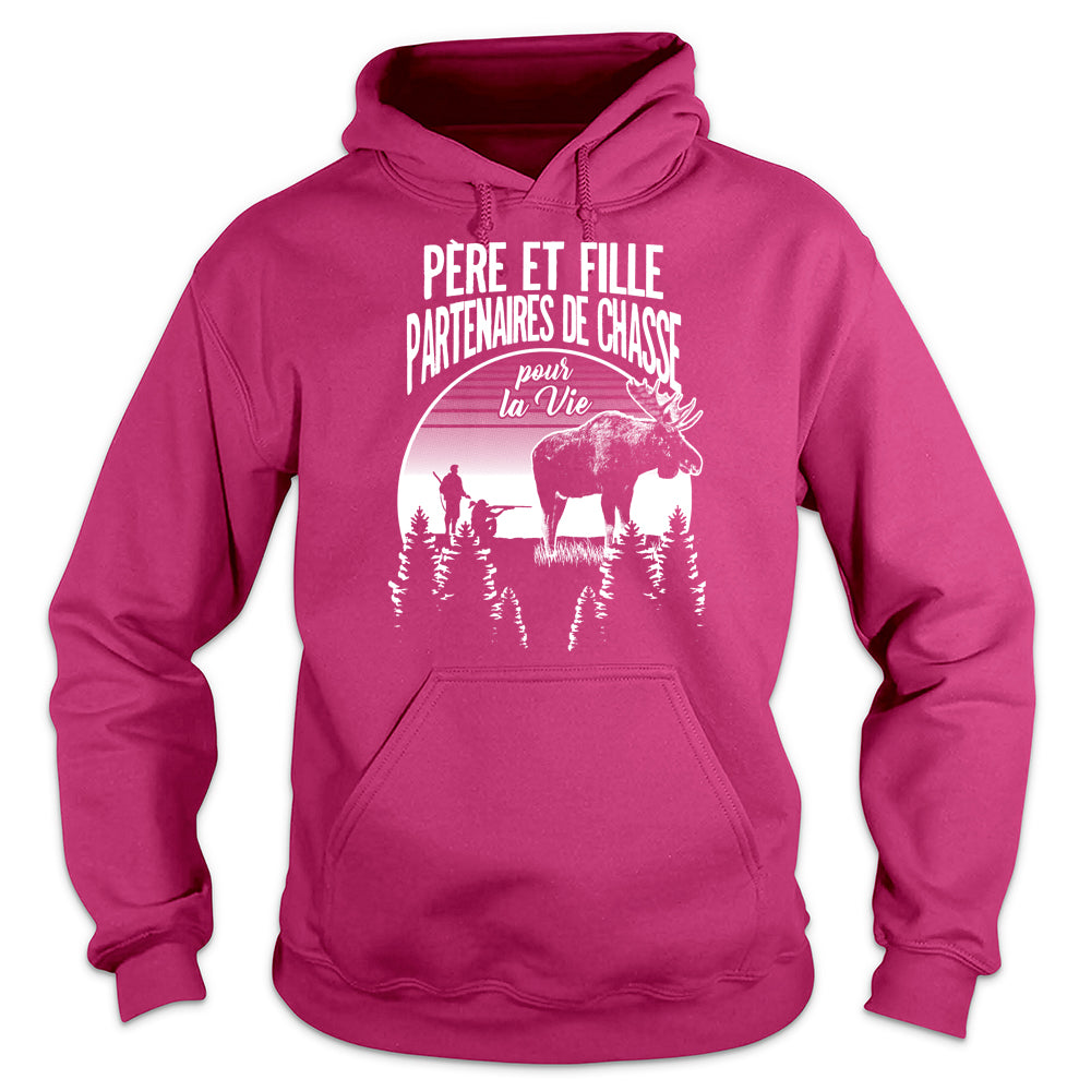 Père Et Fille Partenaires De Chasse Orignal Coton Ouaté
