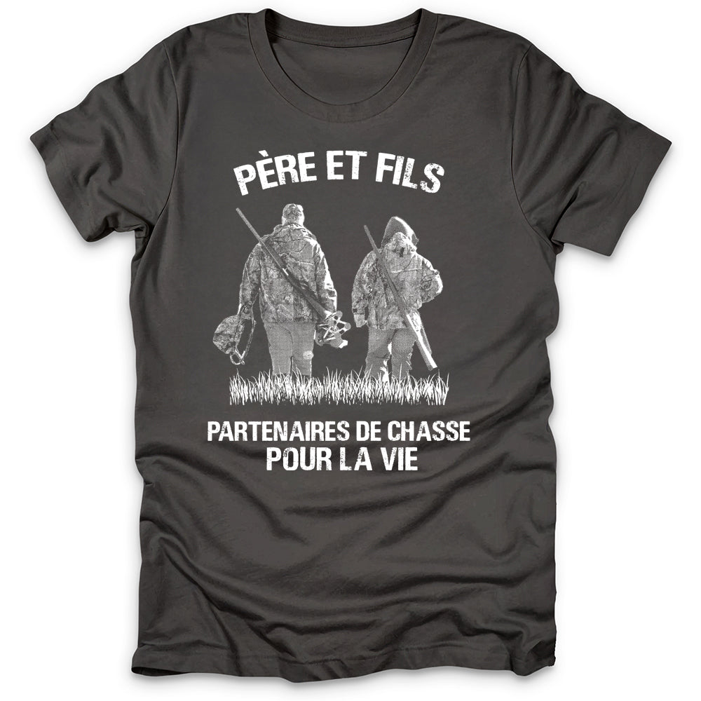 Père Et Fils Partenaires De Chasse T-Shirt
