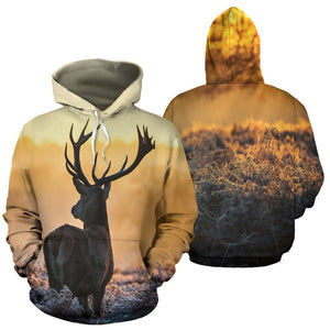 Cerf - All Over Hoodie-Coin des chasseurs