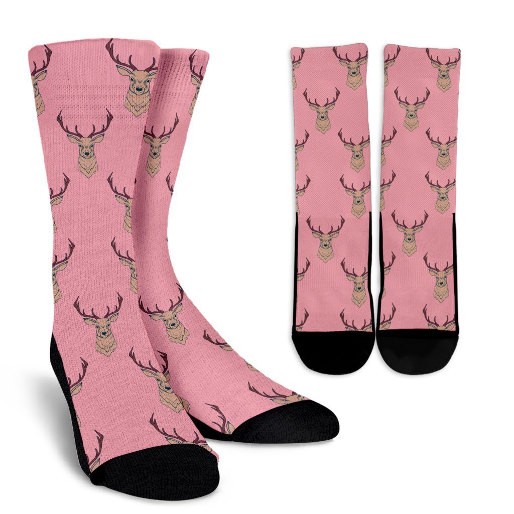 Chaussettes - Cerf Rose-Coin des chasseurs