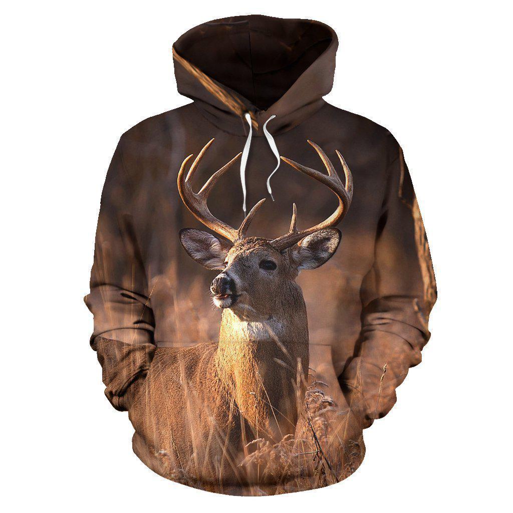 Sweat A Capuche 3D - Chevreuil-Coin des chasseurs